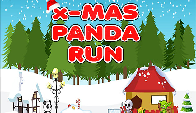 Рождественский бег панды