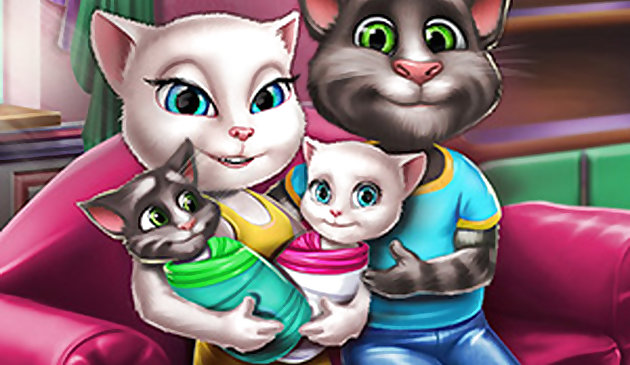 Семейный день близнецов Анжелы