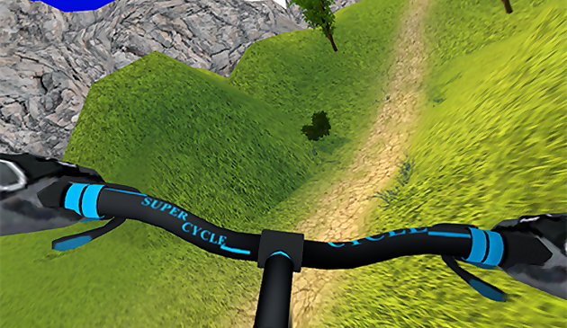 Велогонщик по холмам МТВ