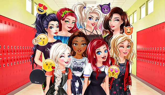 Злодеи против принцесс: школьная мода