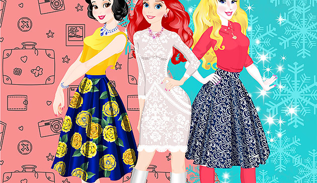 Зимняя поездка принцесс