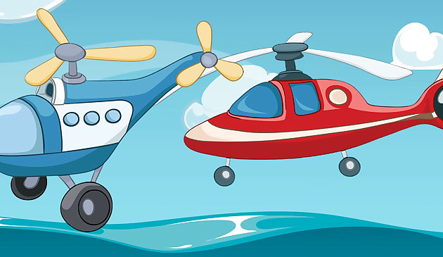 Забавный вертолет память