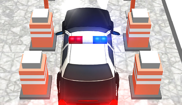 Парковка полицейских автомобилей