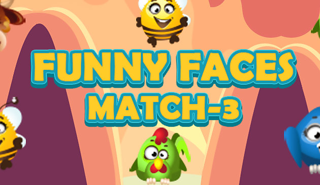 Забавные лица матч 3