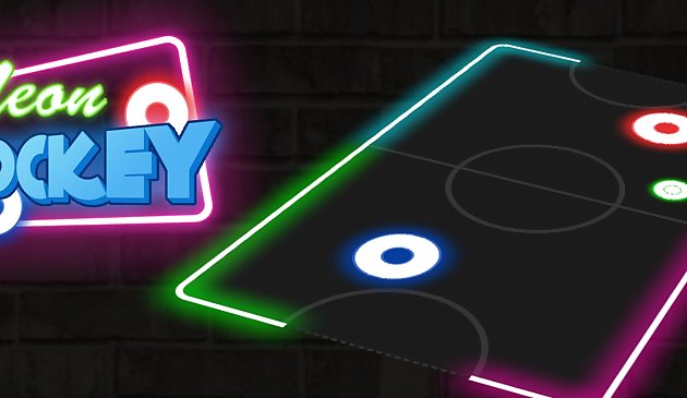 Неоновый хоккей