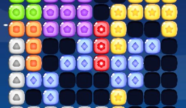 Конфетный пазл блок