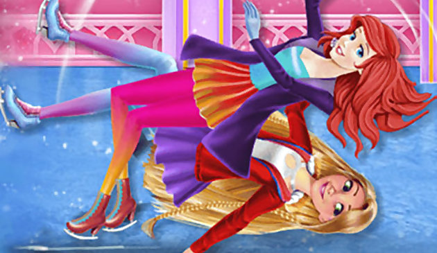 Катание на льду: зима