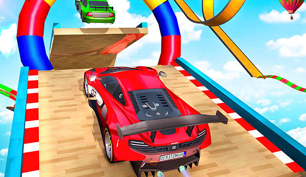 ГТ мега рампа: автомобильные трюки