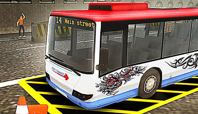 Simulador de estacionamento de ônibus da cidade de Vegas