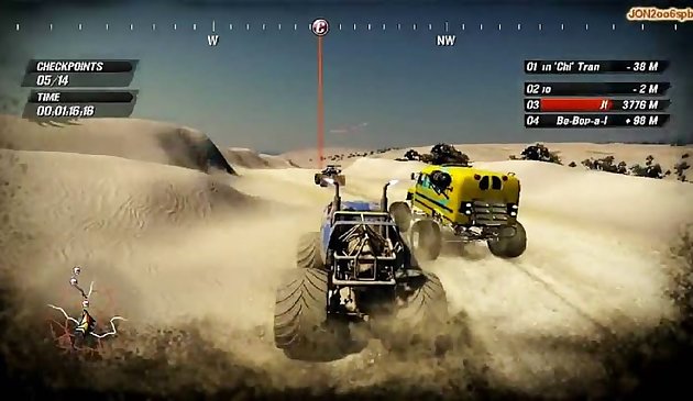 Бразильский монстр грузовик: гоночные игры для детей