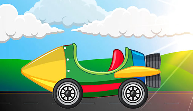 Красочные транспортные средства память