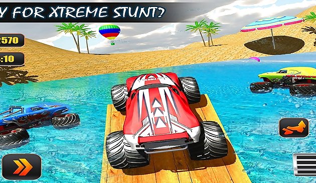 Monster Truck Water Surfing: Truck Racing Spiele