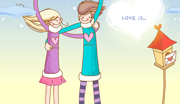 Любовь - это сладкий Валентин 2 пазл