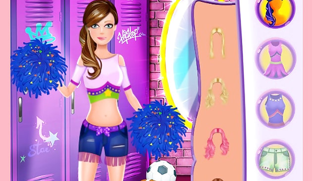 Одевалка чирлидера средней школы