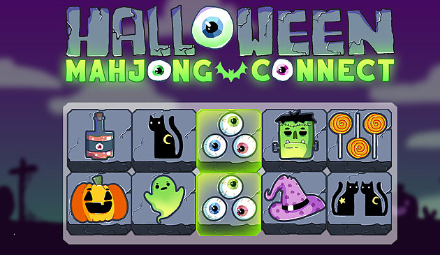 Маджонг коннект Хэллоуин