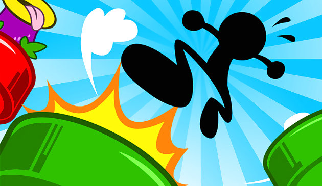 Подпрыгивание стикмана