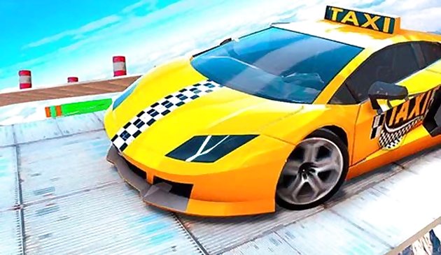 Mobil Taksi Nyata Stunts Game 3D