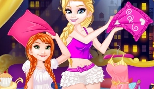 Пижамная вечеринка Элли и Энни