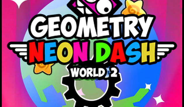 Geometrie Neon Dash Welt Zwei