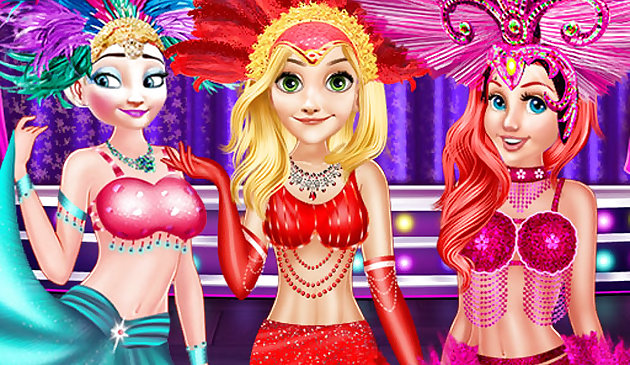 Принцессы в роли танцовщицы Лас-Вегаса