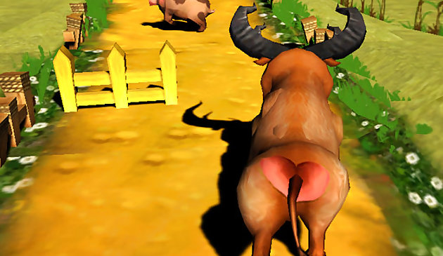 Сбежавший бык