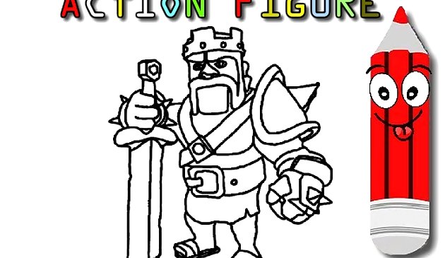 Игрушечная фигурка раскраска