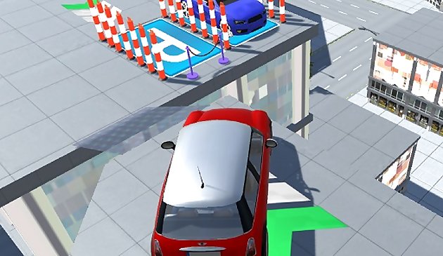 Экстремальная небесная автомобильная парковка