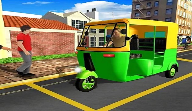 Simulador de rickshaw triciclo indio
