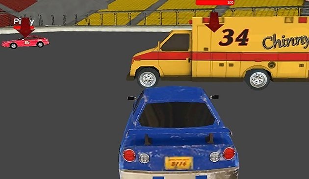 Автомобиль преследования: снос автомобиля