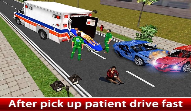 Simulador de rescate de ambulancia : Ambulancia de emergencia de la ciudad