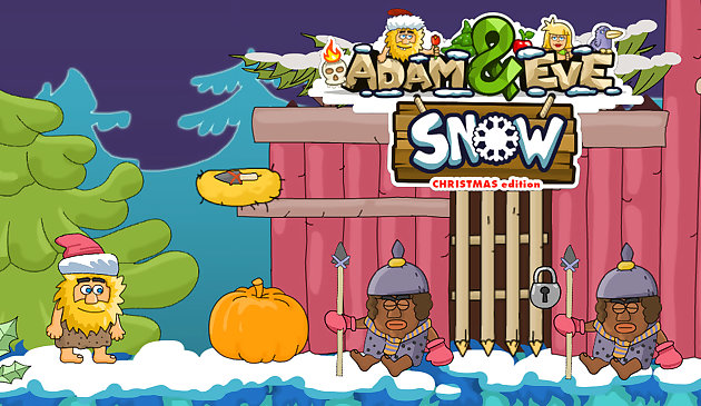 Адам и Ева: снег