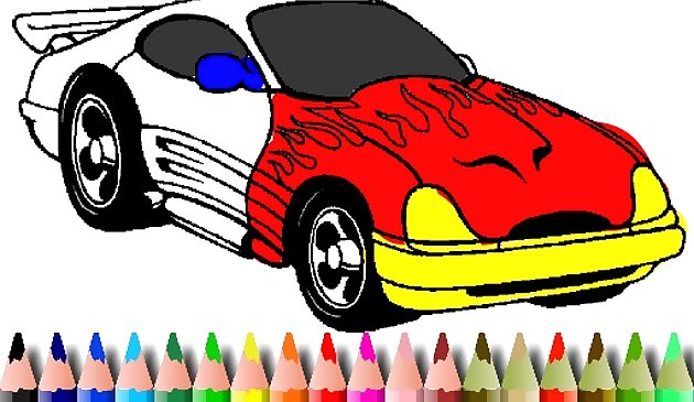 BTS Muscle Car Colorear