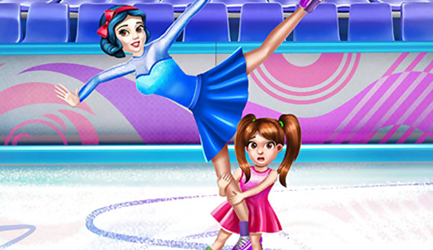 Сьюзи катается на коньках