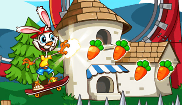 Кролик скейтер