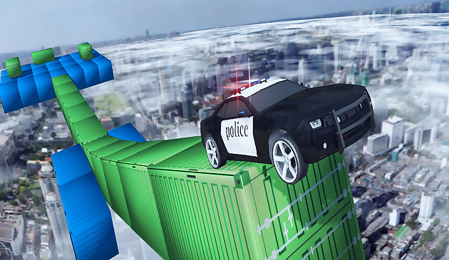 Невозможный трек полицейского автомобиля 3Д 2020
