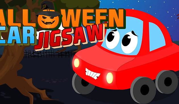 Jigsaw de carro de Halloween