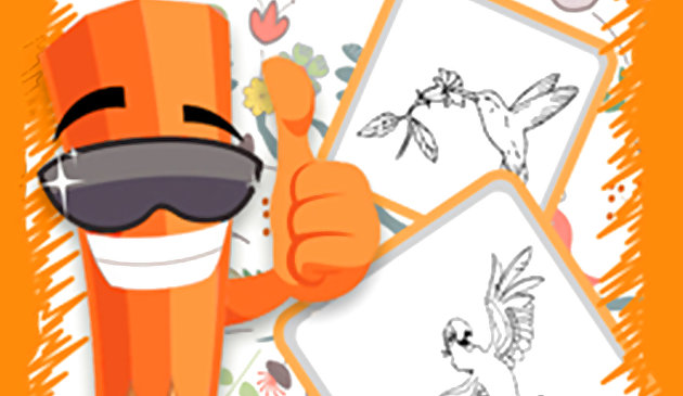 Птицы раскраска