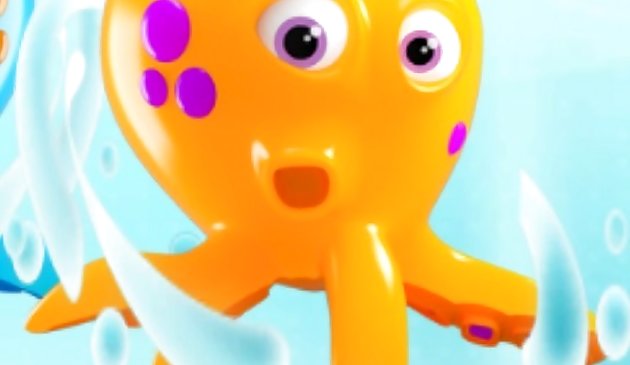 Осьминог на верёвке вверх