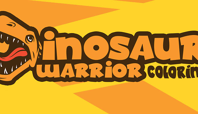 Coloración de Dinosaur Warrior