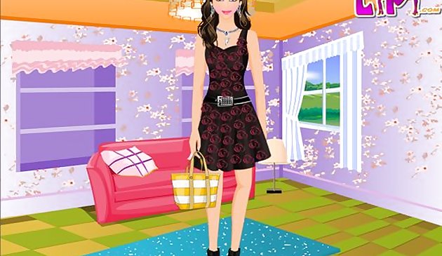 Одетая для шопинга