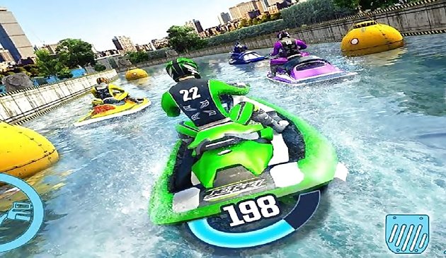 Водный гонщик силовой лодки 3Д