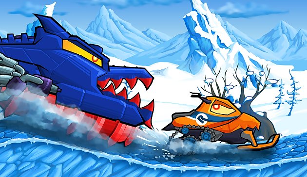 Автомобиль ест автомобиль: зимнее приключение