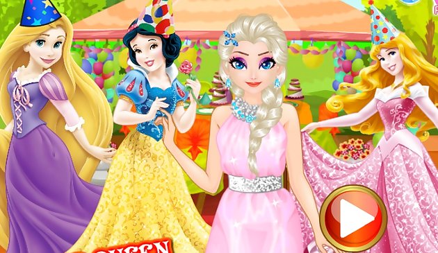 Вечеринка сюрприз ледяной королевы