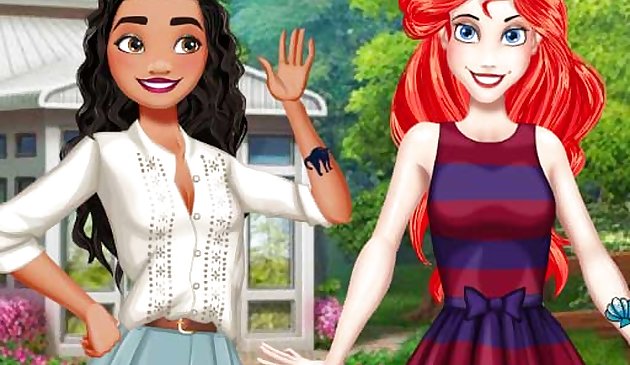 Совпадающие татуировки лучших подруг