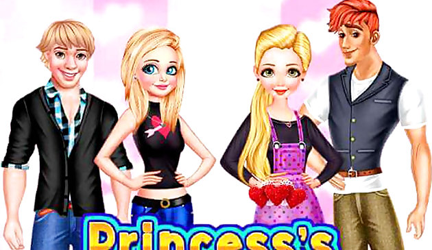 Вечеринка принцессы на День Святого Валентина