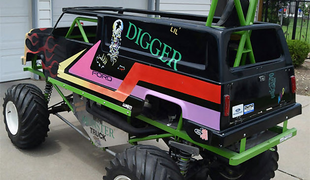 Монстр грузовик пазл