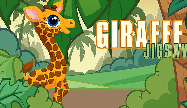 Quebra-cabeça de girafa
