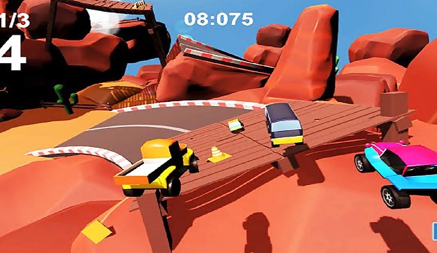 Горный мини автомобильный гонщик