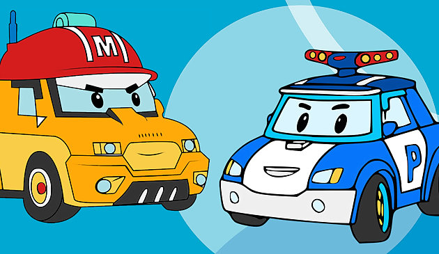 Робокар книжка раскраска