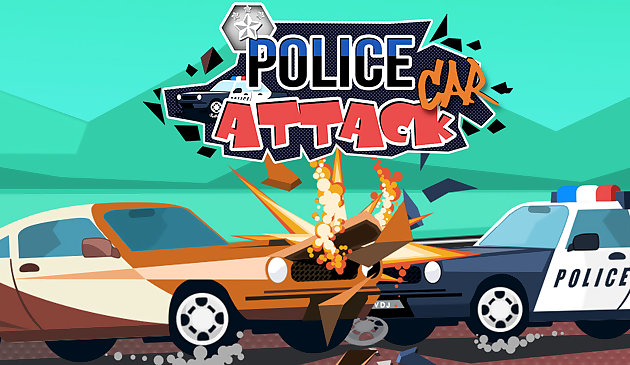 Атака полицейских автомобилей